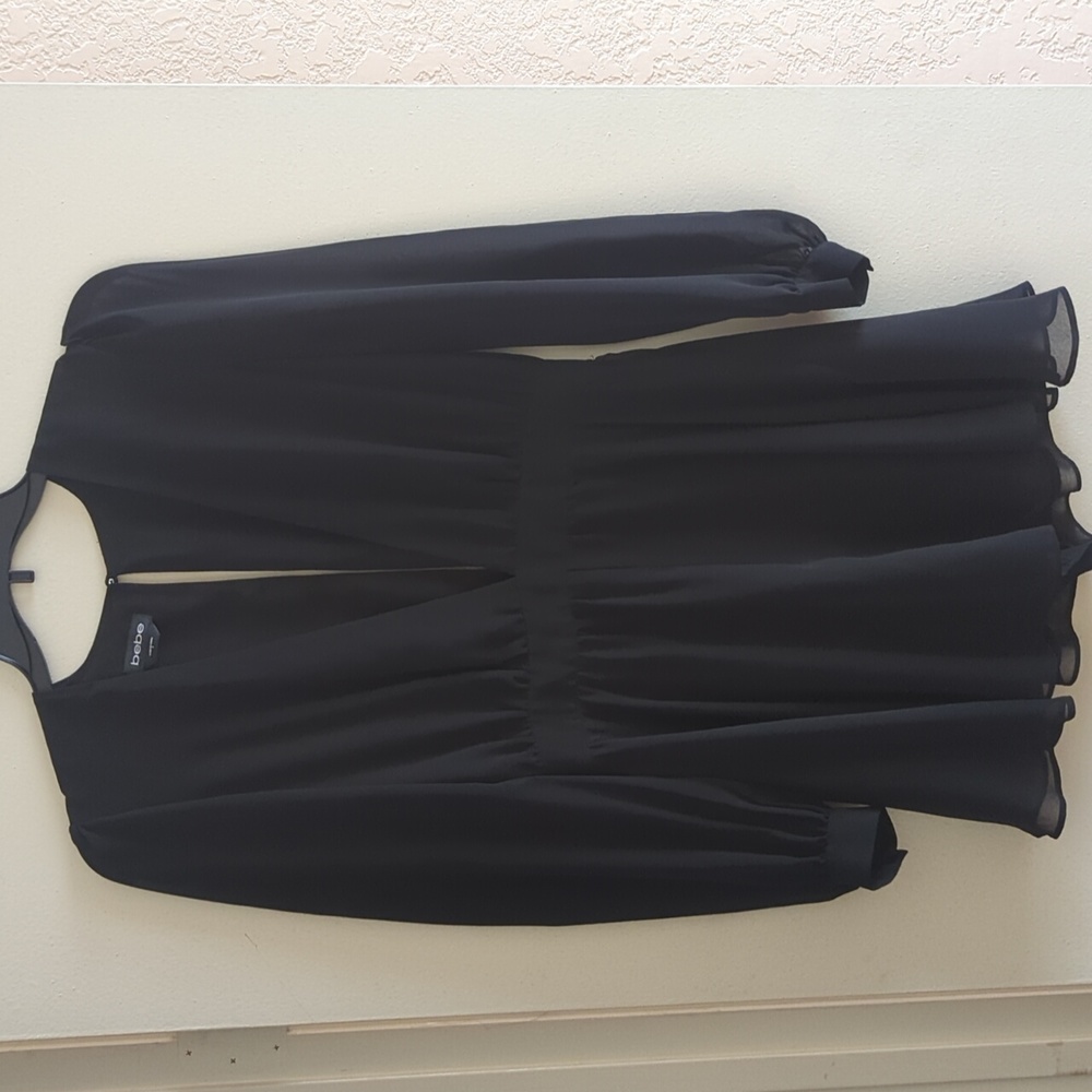 Bebe Black Romper Size 8